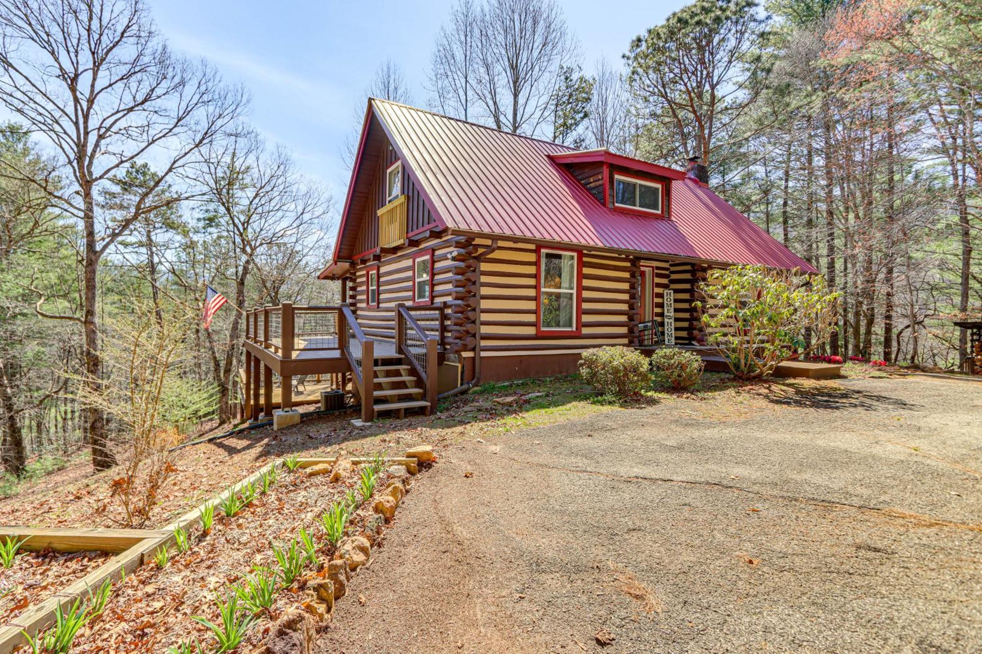 Dog-Friendly Hiawassee Cabin With Decks And Fire Pit! Zewnętrze zdjęcie
